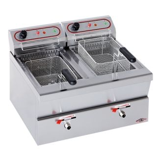 Stilfer Elektrische friteuse Zoagli - topunit, 2x 9 liter