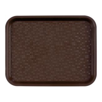 Roltex Dienblad poly - bruin - 34,5x26,5 cm