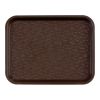 Roltex Dienblad poly - bruin - 34,5x26,5 cm