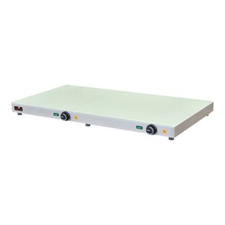 CaterChef warmhoudplaat - 1000x500 mm, RVS/Glas