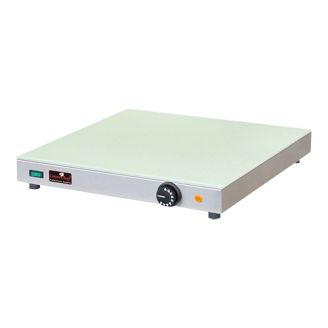CaterChef warmhoudplaat - 500x500 mm, RVS/Glas