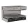 Tecnoinox Elektrische 2-zone salamander - grill hoogte instelbaar