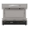 Tecnoinox Elektrische 2-zone salamander - grill hoogte instelbaar