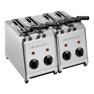Milan-Toast tosti-apparaat RVS 4 delig