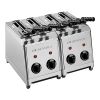 Milan-Toast tosti-apparaat RVS 4 delig
