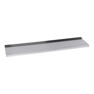 RVS Wandschap 2000 mm met opstand