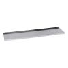RVS Wandschap 2000 mm met opstand