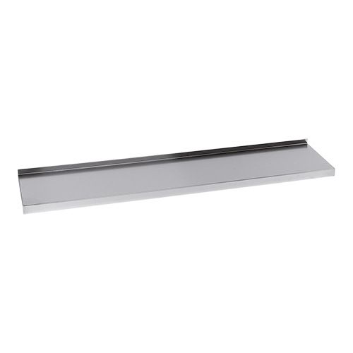 RVS Wandschap 2000 mm met opstand