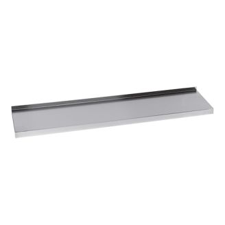 RVS Wandschap 1800 mm met opstand