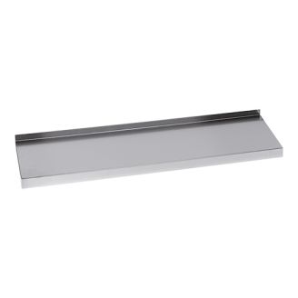RVS Wandschap 1400 mm met opstand
