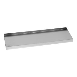 RVS Wandschap 1200 mm met opstand