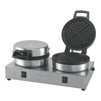 Dualit wafelbakapparaat - 2x Ø 150 mm