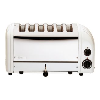 Dualit broodrooster wit 6 delig