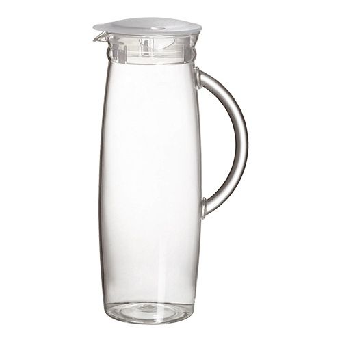 Schenkkan transparant wit 1,3 liter