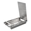 Schotelwarmer 2 pits RVS/aluminium 175x370 mm