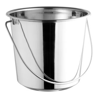 Emmer RVS 18/8 10 liter