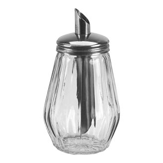 EMGA Suikerstrooier - 26 cl - Glas - Rvs