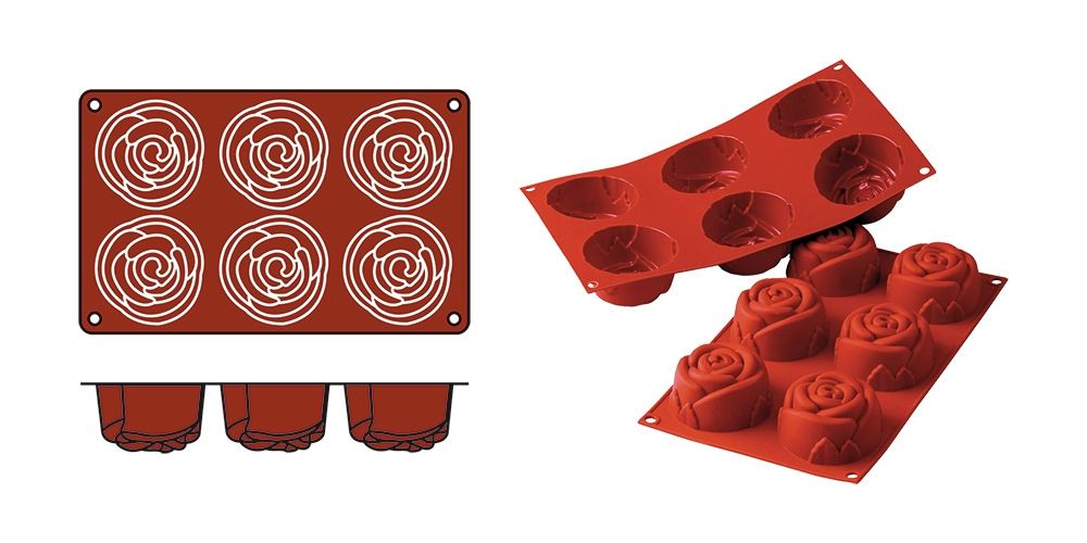 Silikomart SILICON FLEX Rose Ø76 mm