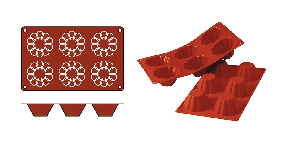 Silikomart SILICON FLEX Briochette Ø79 mm
