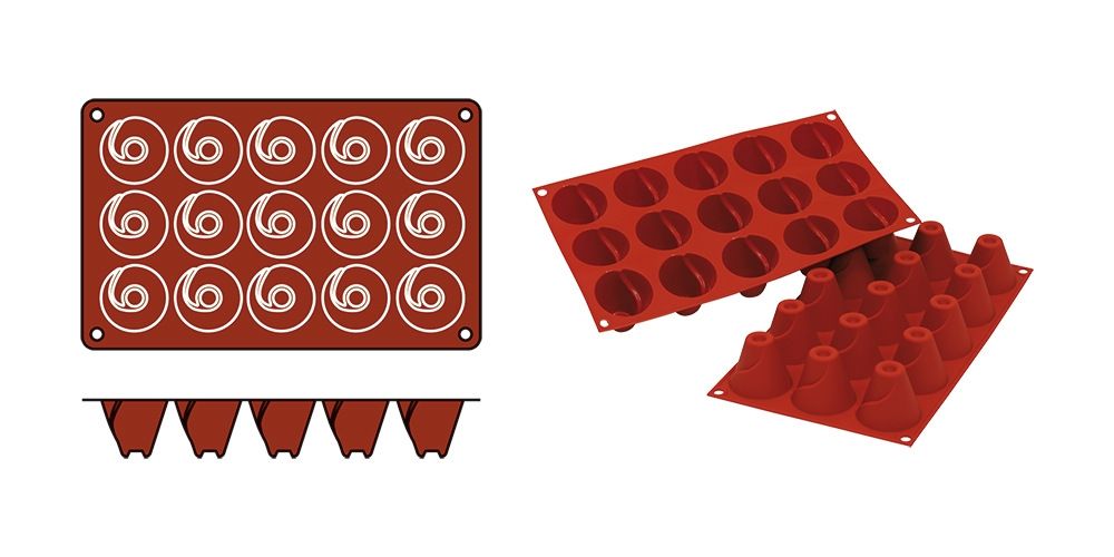 Silikomart SILICON FLEX Medium Vulcano Ø52 mm