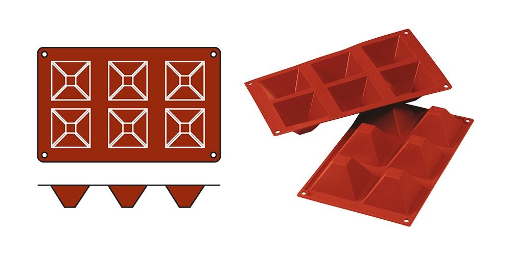 Silikomart SILICON FLEX Pyramids SF007