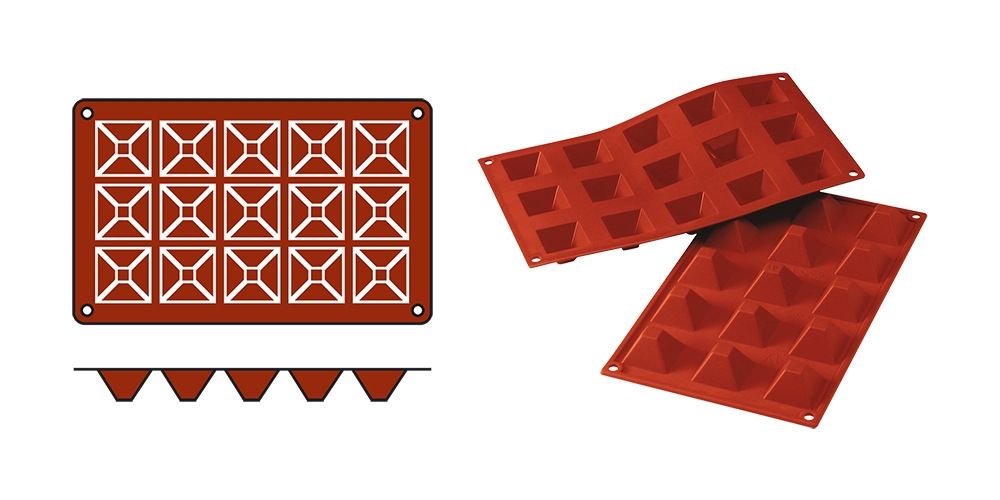 Silikomart SILICON FLEX Mini Pyram. SF008