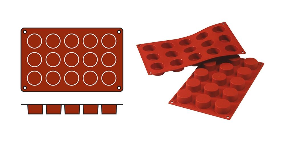 Silikomart SILICON FLEX PetitsFours Ø40mm