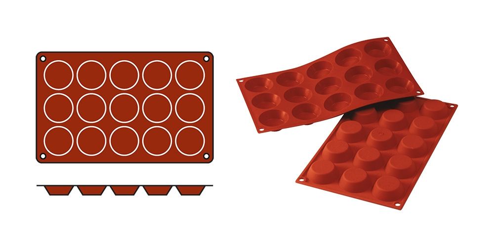 Silikomart SILICON FLEX Tartelettes Ø:50 mm
