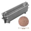 Patevorm 240x55 mm rond 6 RD - aluminium