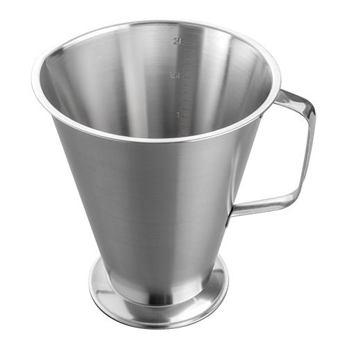 RVS maatbeker 2,0 liter