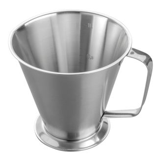 RVS maatbeker 1,0 liter