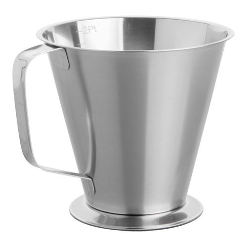 RVS maatbeker 1,0 liter