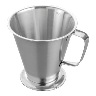 RVS maatbeker 0,5 liter