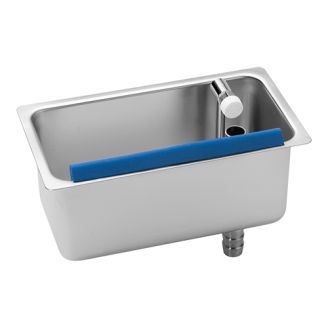 RVS ijsportioneerlepelbak inbouw model