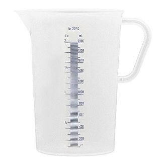 Kunststof maatbeker 2,0 liter