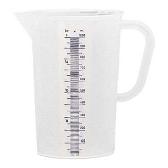 Kunststof maatbeker 1,0 liter