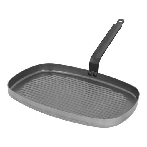 De Buyer Grillpan met steel 380x260 mm
