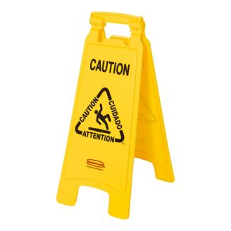 Rubbermaid waarschuwingsbord "caution" 2-zijdig