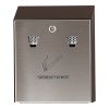 Wandasbak Smokers'Station gegalvaniseerd