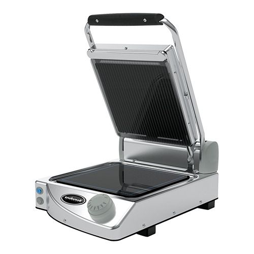 Unox SpidoCook keramische contactgrill - 250x250 mm, glad/geribbeld
