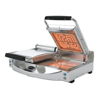 Unox SpidoCook keramische contactgrill - 2x 250x250 mm, glad