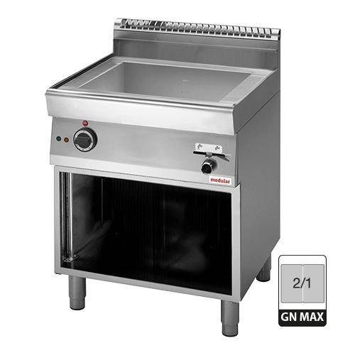 Modular Elektrische bain-marie - open onderstel, 2/1 GN