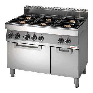 Modular 700 Gas 6-pits fornuis - gas oven