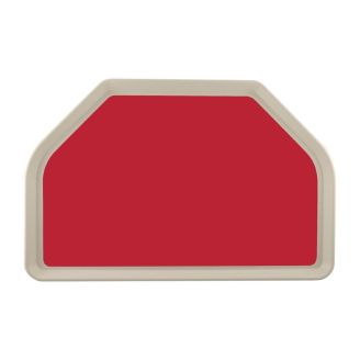 Trapezel GN dienblad rood polyester