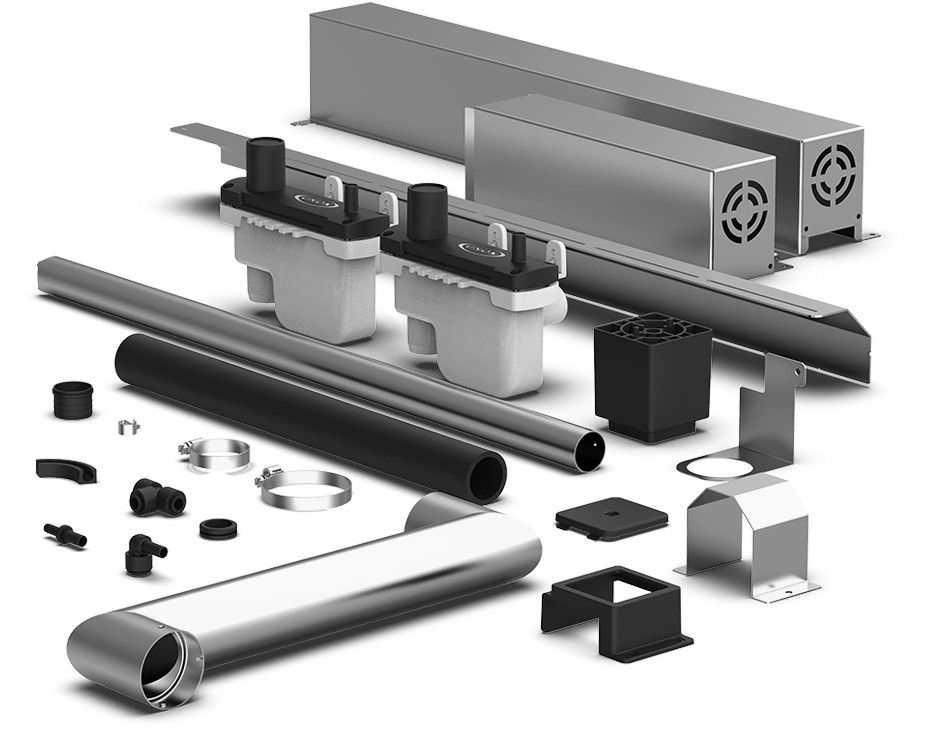 Unox stapelkit gas ChefTop MindMaps GN 1/1 XEVQC-0711-G