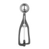 Stockel portioneerlepel voor linkshandigen, 1/36, Zwart, ⌀46x(H)mm
