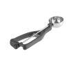 Stockel portioneerlepel voor linkshandigen, 1/36, Zwart, ⌀46x(H)mm