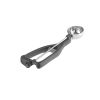 Stockel portioneerlepel voor linkshandigen, 1/30, Zwart, ⌀49x(H)mm