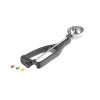 Stockel portioneerlepel voor linkshandigen, 1/30, Zwart, ⌀49x(H)mm