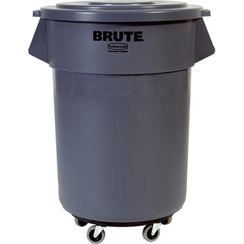 Rubbermaid afvalcontainer 208 liter grijs